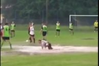 شادی پس از گل عجیب در فوتبال