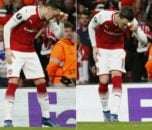 بوسه مسوت اوزیل به نانی که به سمت او پرتاب شد