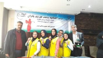 تیم گلف بانوان نمین سرامیک اردبیل مقام اول این مسابقات را از آن خود کرد