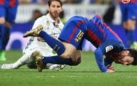 خطاهای خشن و وحشتناک بازیکنان رئال مادرید بر روی مسی