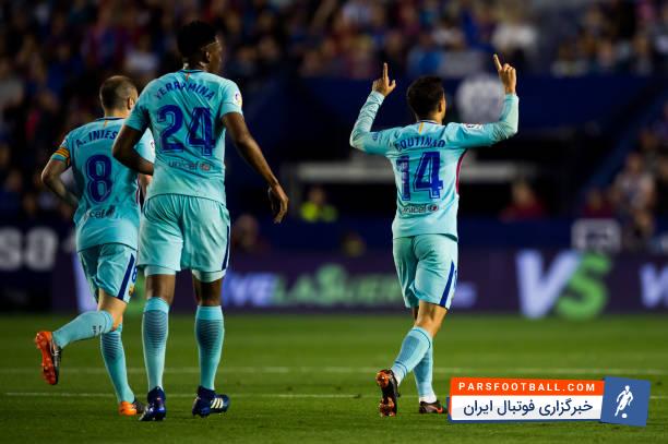 کوتینیو سومین گلزن برتر تیم فوتبال بارسلونا در فصل 2017/2018 می باشد