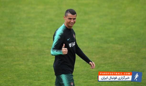 رونالدو با مدل موی جدید به تمرینات تیم پرتغال برای آمادگی در جام جهانی اضافه شد