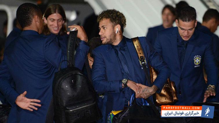 تیم ملی برزیل برای فتح ششمین قهرمانی در جام جهانی، ساعاتی پیش راهی روسیه شد تیم ملی برزیل تیم بسیار آماده ای را راهی رقابت کرده