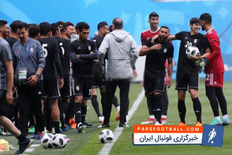 مهاجم تیم ملی ایران