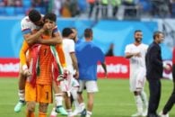 خانزاده و علیرضا بیرانوند در تیم ملی فوتبال ایران در جام جهانی