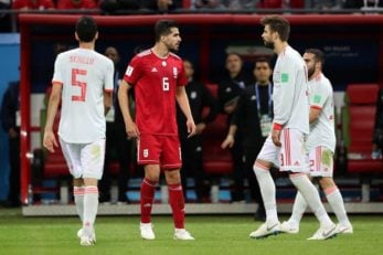 ایران ؛ تصویری از اشک های هوادار تیم ملی بعد از شکست برابر اسپانیا