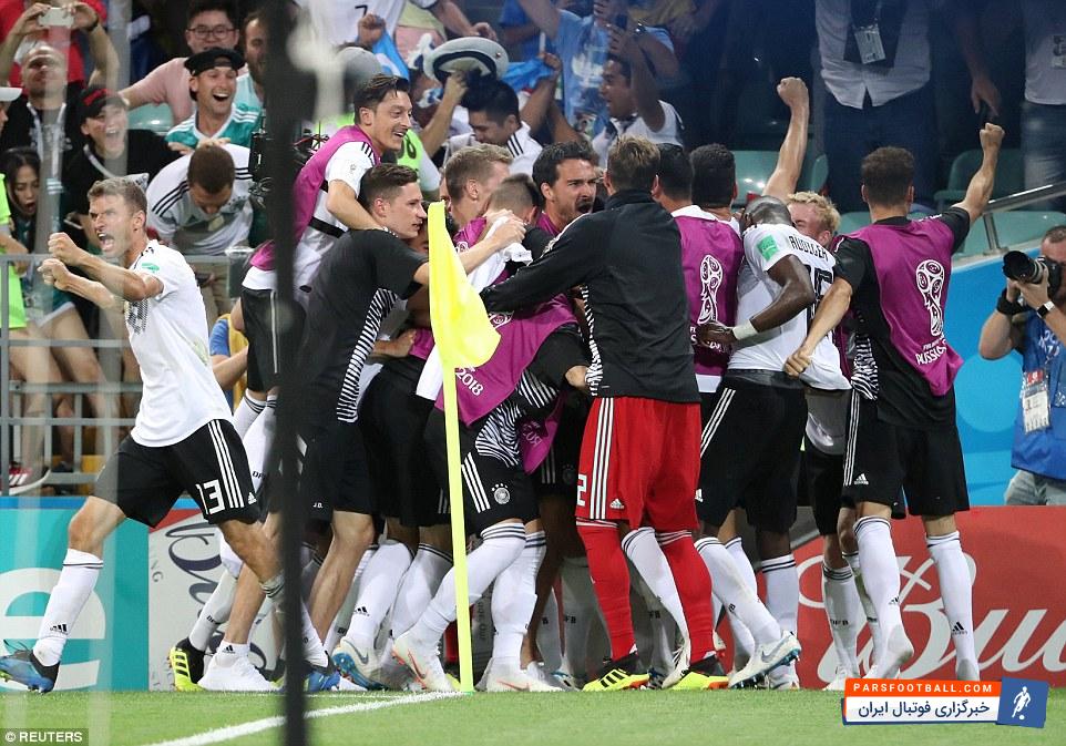 کروس ؛ گل دقایق آخری تونی کروس به تیم سوئد باعث پیروزی آلمان شد