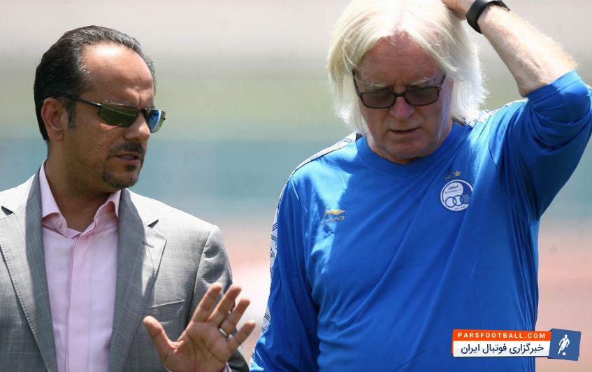 شفر و توفیقی معاون ورزشی و سرمربی استقلال هستند شفر و توفیقی امروز در جریان تمرین جلسه مهمی را با هم برگزار کردند.