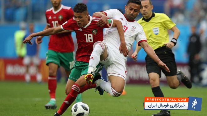 ابراهیمی ؛ تصویری از مصدومیت امید ابراهیمی بازیکن تیم ملی فوتبال در دیدار با مراکش