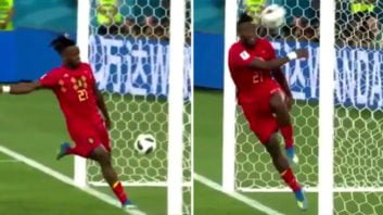 باتشوایی ؛ فیلم ؛ خودزنی باتشوایی مهاجم تیم بلژیک بعد از یانوزای به تیم انگلیس