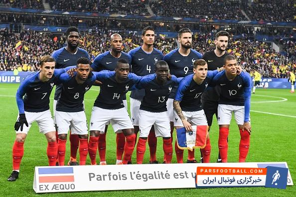 فرانسه ؛ بازیکنان فرانسه بدون لباس فرم و با پوششی نامنظم به روسیه وارد شدند
