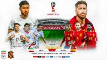 بازی تیم ملی فوتبال ایران و اسپانیا