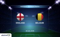 بازی انگلیس و بلژیک