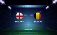 پیش بازی انگلیس و بلژیک