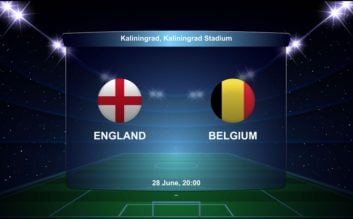 پیش بازی انگلیس و بلژیک