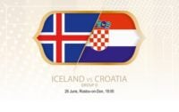 پیش بازی ایسلند کرواسی