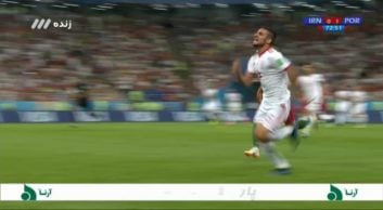 فیلم استارت انفجاری میلاد محمدی در دیدار تیم ملی ایران و پرتغال