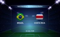 بازی برزیل و کاستاریکا