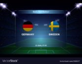 بازی آلمان و سوئد