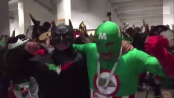 جام جهانی ؛ خوشحالی هواداران مکزیک پس از پیروزی برابر آلمان درجام جهانی