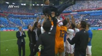 کلیپی از صحبت های پایان بازی تیم ملی ایران و مراکش