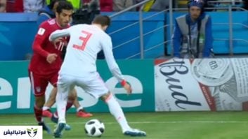 وحید امیری ؛ شوخی خنده دار با لایی وحید امیری به پیکه در دیدار ایران و اسپانیا در جام جهانی