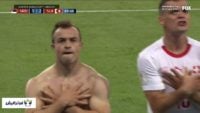 جام جهانی ؛ واکنش دیدنی گزارشگر تلویزیون سوئیس به گل شکیری به صربستان