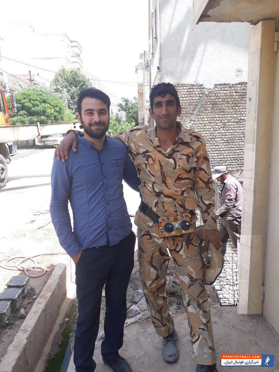 تصویری از شخصی در لباس سربازی ، در فضای مجازی منتشر شده که شباهت هایی به علیرضا بیرانوند سنگربان پرسپولیس دارد