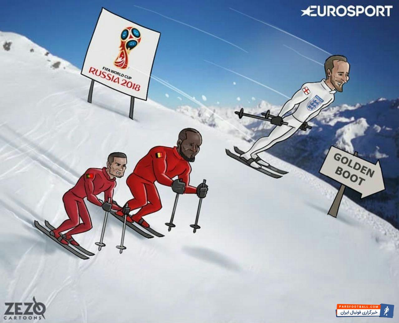 هری کین در صدر گلزنان جام جهانی 2018 روسیه