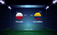 بازی لهستان و کلمبیا
