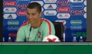 دابسمش طنز کریستیانو رونالدو در مورد بازی با ایران
