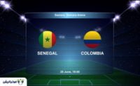 بازی کلمبیا سنگال