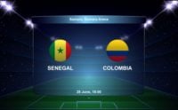 پیش بازی کلمبیا سنگال