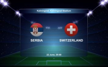 بازی صربستان و سوئیس