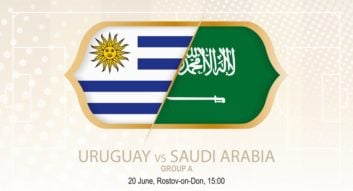 بازی اروگوئه و عربستان