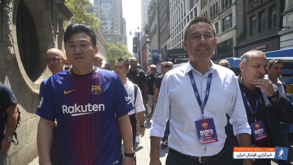بارسلونا به دنبال اجاره دادن نام ورزشگاهش به شرکت ژاپنی راکوتن می باشد