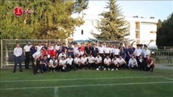 فیلم خداحافظی تیم ملی ایران با کمپ لوکوموتیو