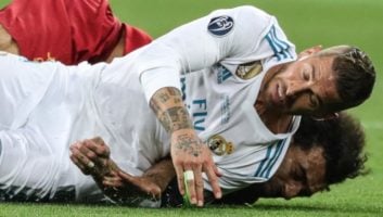 راموس : ابتدا محمد صلاح دست من را قفل کرد و من به سمت دیگری افتادم