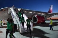 حادثه برای هواپیمای تیم ملی عربستان