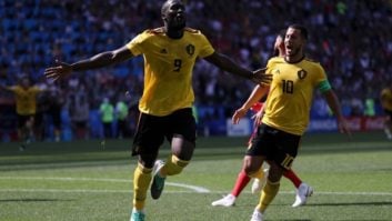 لوکاکو ؛ رکورد دبل لوکاکو در گلزنی دو بازی متوالی در رقابت های جام جهانی