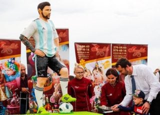 فیلم جشن تولد مسی در شهر برونیتسی روسیه