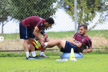 ترابزون ؛ هماکری جالب وحید امیری و مجید حسینی در تمرینات ترابزون اسپور