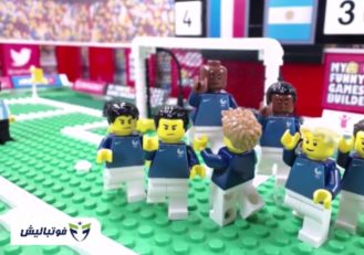 آرژانتین ؛ شبیه سازی بازی فرانسه - آرژانتین در جام جهانی با عروسک های لگو