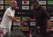 گواردیولا ؛ واکنش جالب گواردیولا به تشویق کلوپ از سوی خبرنگاران در کنفرانس خبری