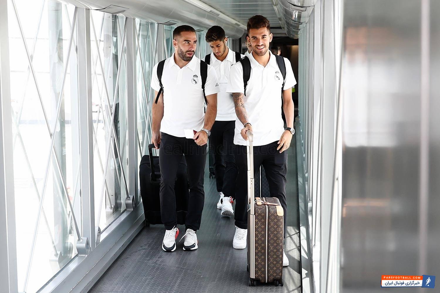 بازیکنان رئال مادرید در تور آمریکا به سر می بردند بازیکنان رئال مادرید پس از اتمام تور پیش فصل که در آمریکا برگزار میشد، به پایتخت اسپانیا بازگشتند.