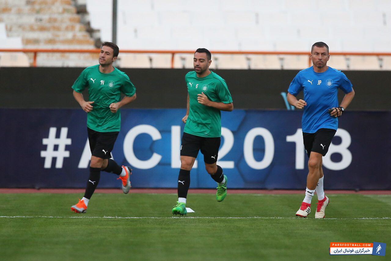 تصویری از ژاوی و گابی ستاره های السد در آزادی