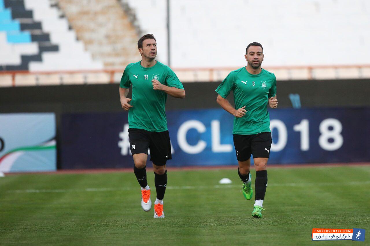 تصویری از ژاوی و گابی ستاره های السد در آزادی