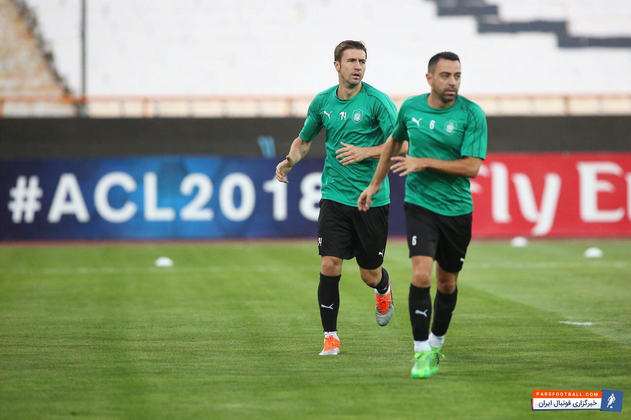 تصویری از ژاوی و گابی ستاره های السد در آزادی