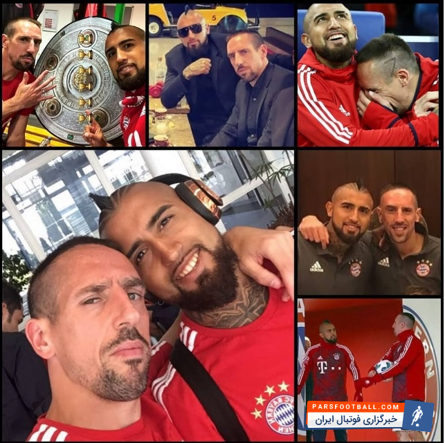 ریبری : دلم برای ویدال بسیار تنگ خواهد شد