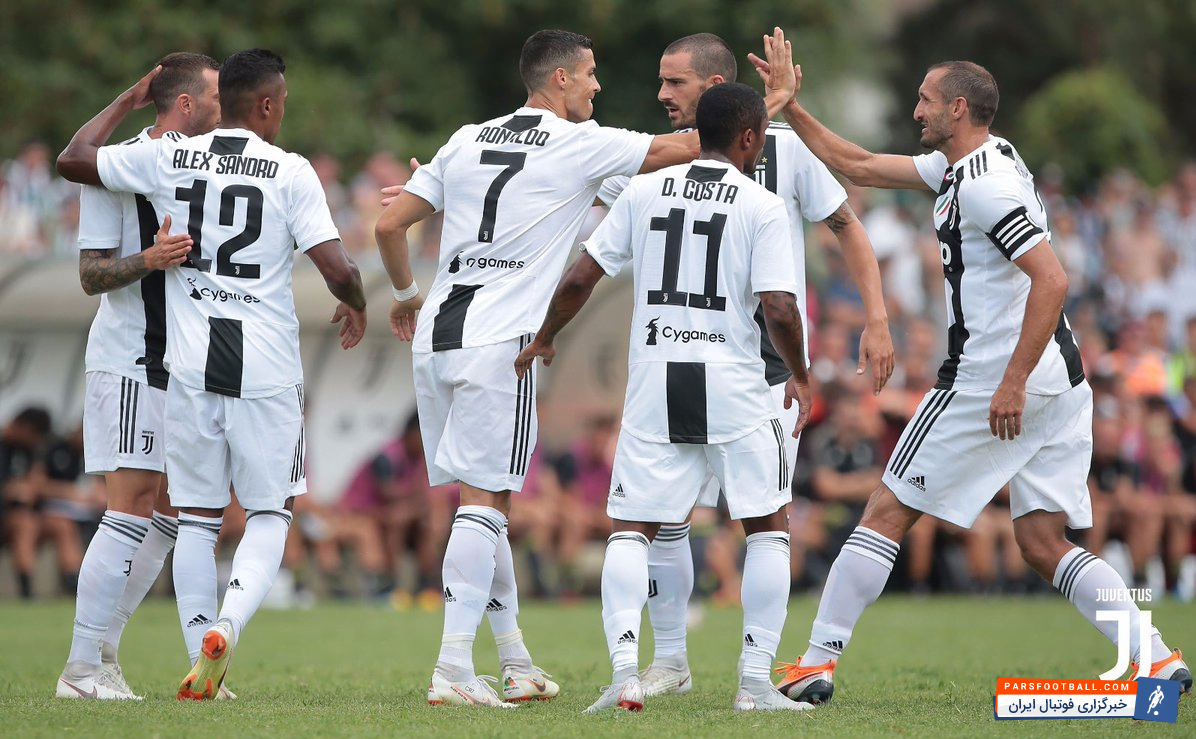 یوونتوس در اولین اکران خود در حضور رونالدو به مصاف یوونتوس B رفت رونالدو در دقیقه 8 اولین گل خود برای بانوی پیر را به ثمر رساند.